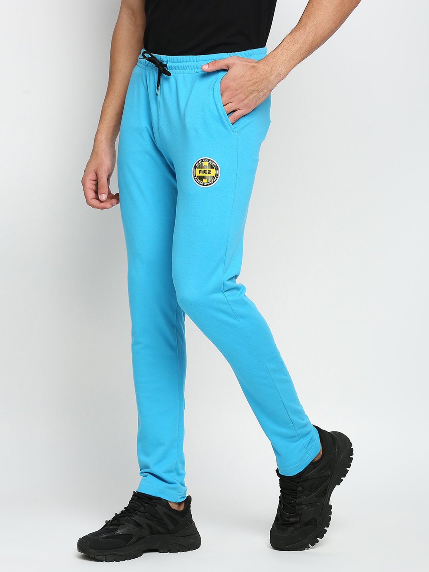 Fitz Blue Slim Fit Trackpants