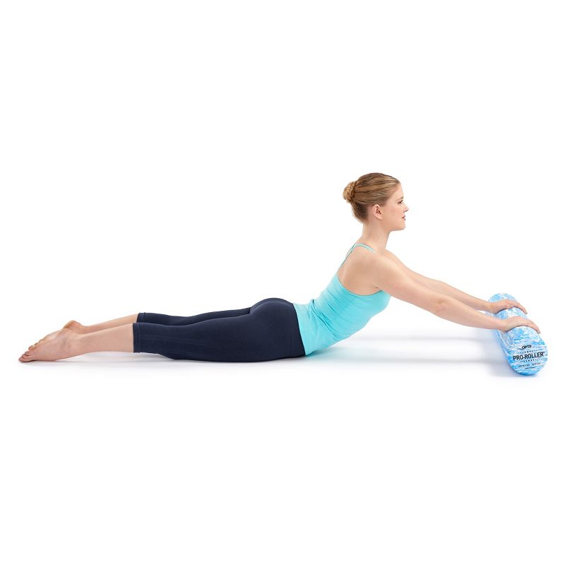 OPTP PRO-Roller Standard Density Foam Roller - Blue, 36 Inches by 6 Inches