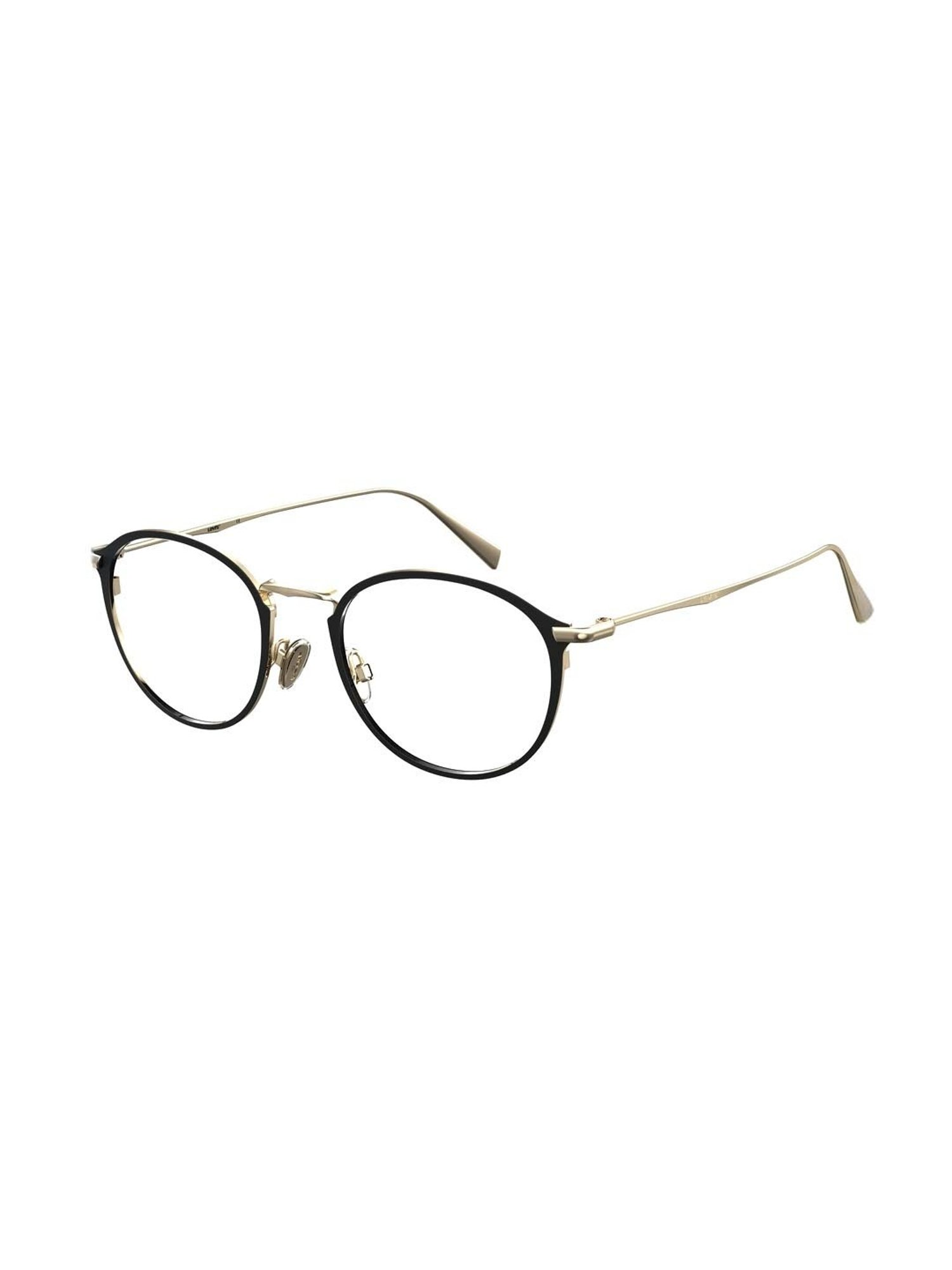 Levi's Black Oval Eye Frames for Men