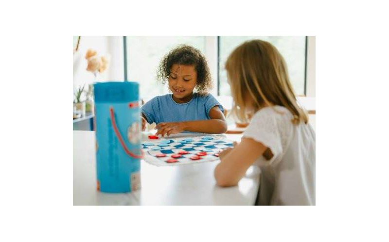 Chuckle & Roar 3-in-1 Checkers, Tic-Tac-Toe, Snakes & Ladders Family Game Set