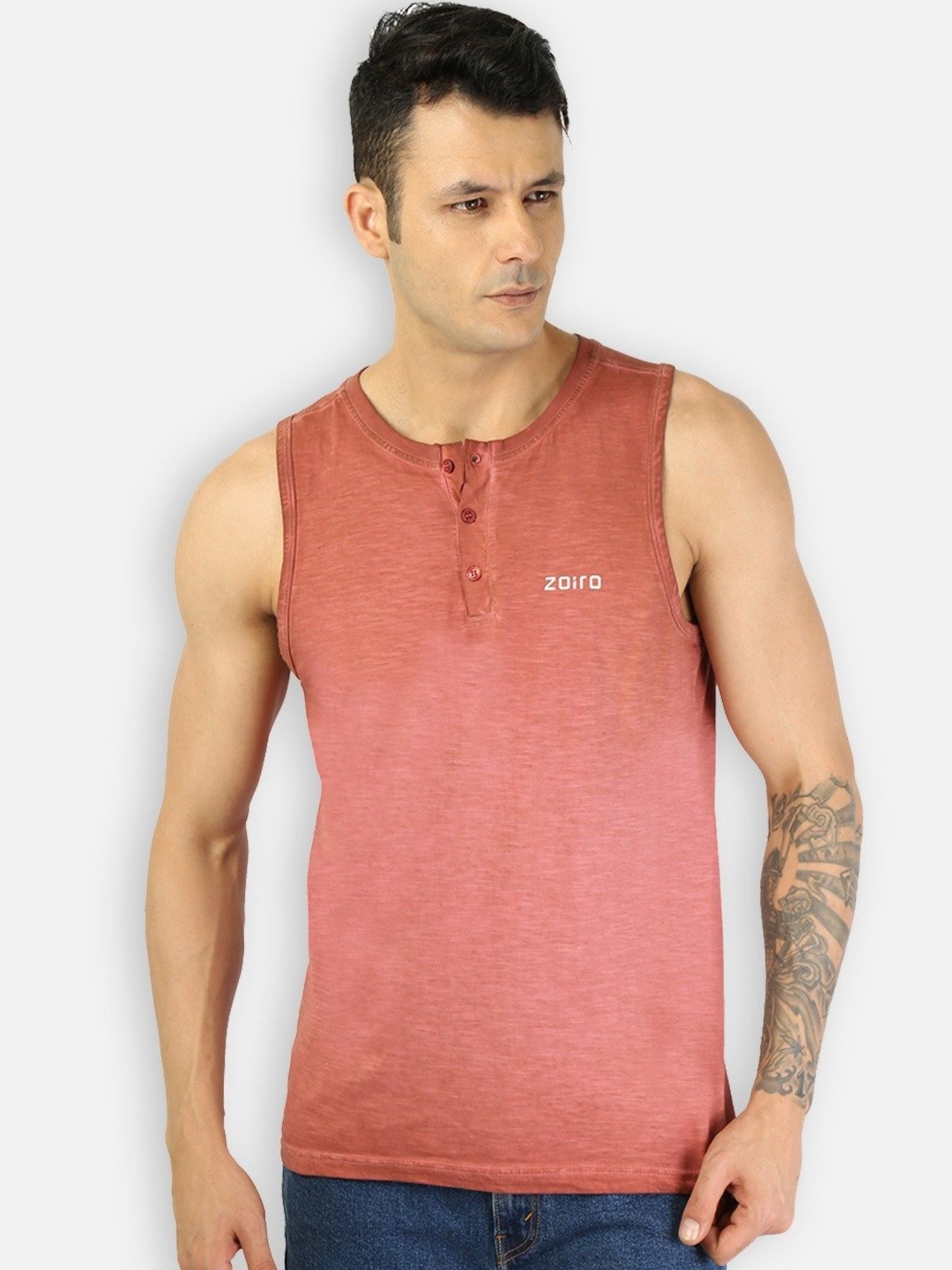 Zoiro Multicolored Regular Fit Vest - Pack Of 3