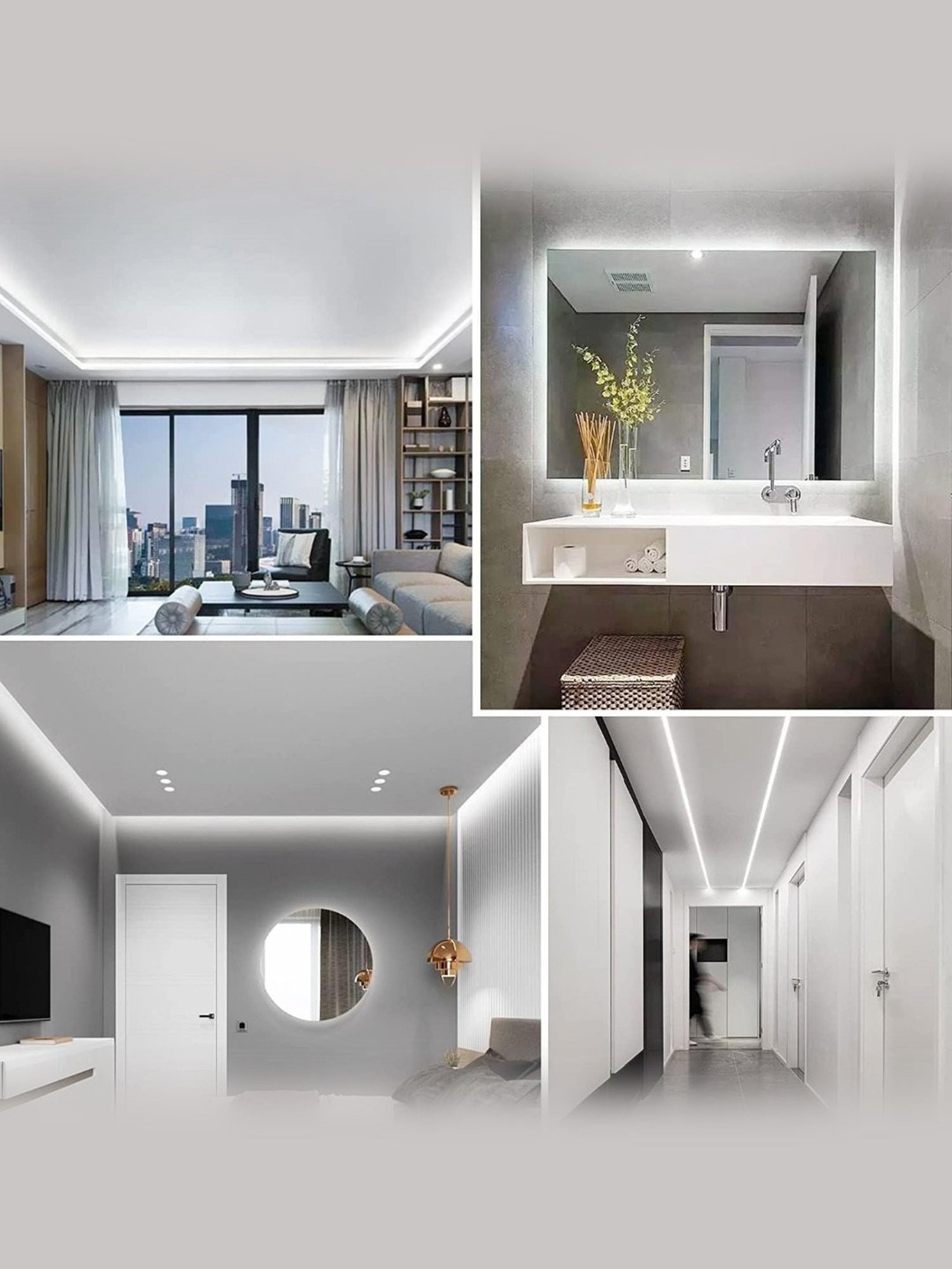 Xergy LED Neon Strip Lights 5Mtr, IP67 Waterproof Neon Rope Light for Home Decoration (White)