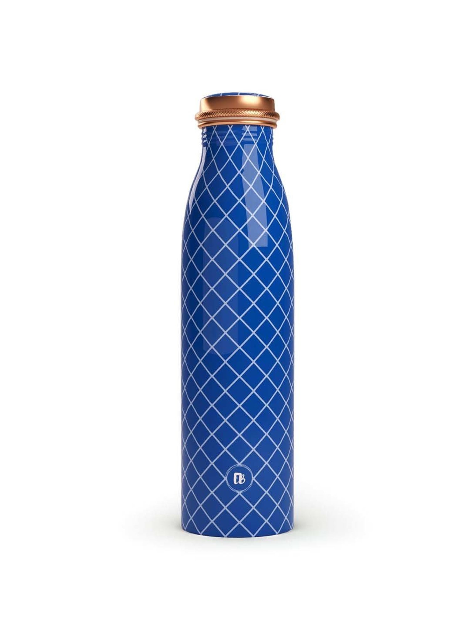 Everything Beautiful Blue Copper Water Bottle - Seamless (0.95 L)