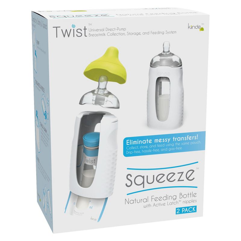Kiinde Twist Squeeze Natural Feeding Bottle
