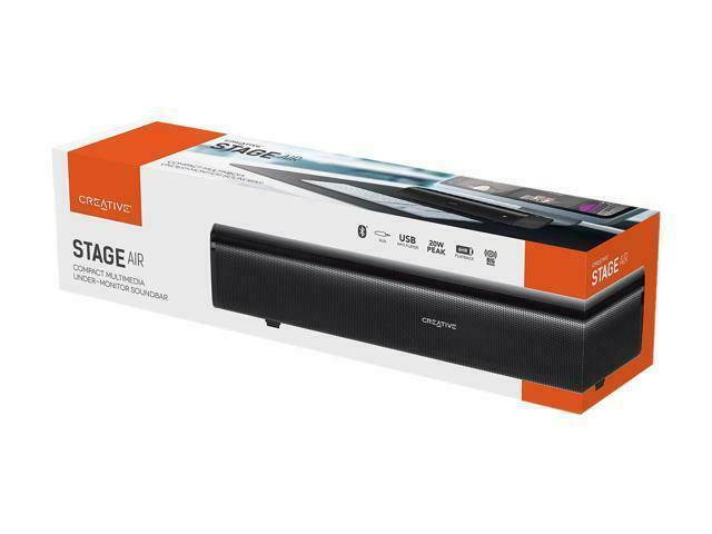 Creative Stage Air Compact Multimedia Under Monitor Soundbar