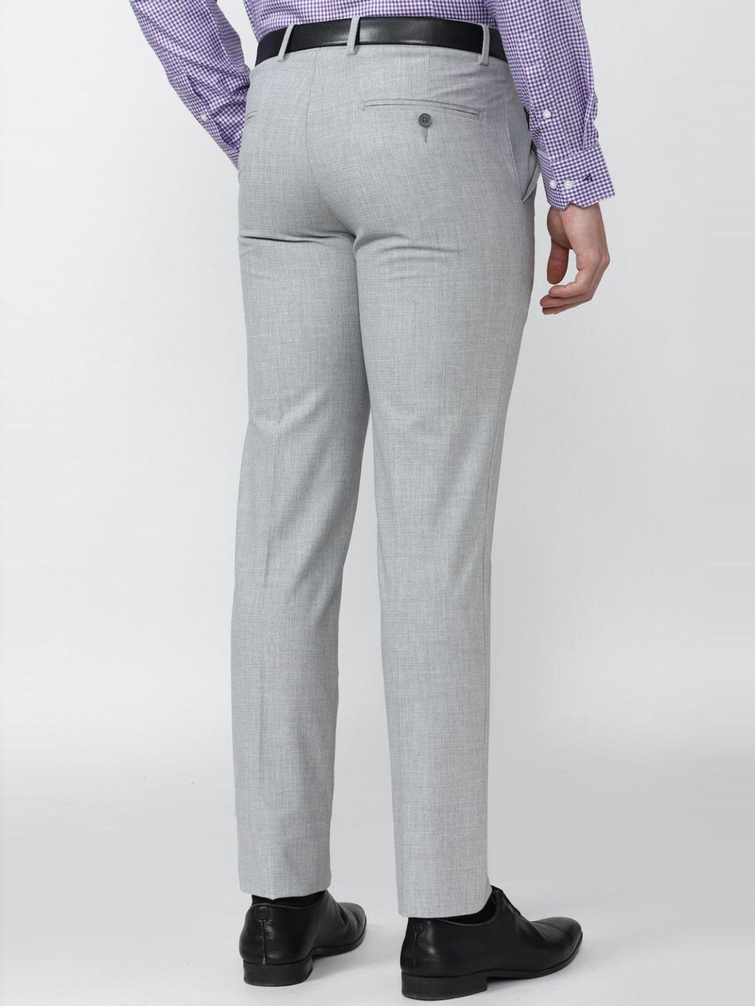 Van Heusen Grey Slim Fit Trousers