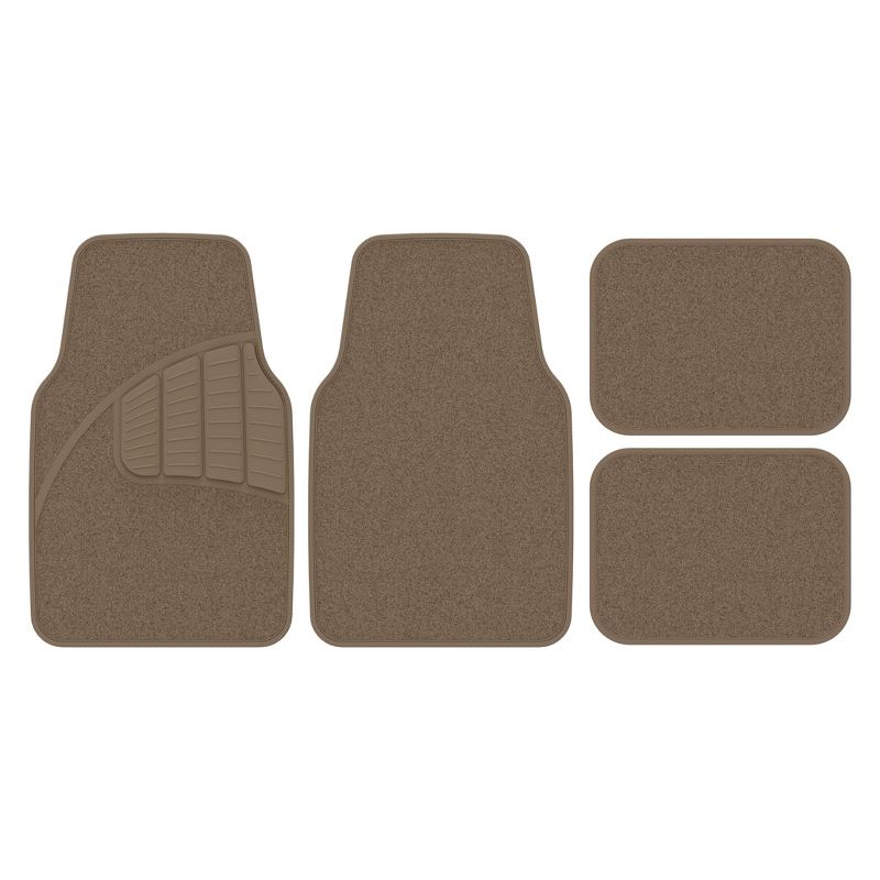 Rubbermaid 4pk Carpet Floor Mats Tan