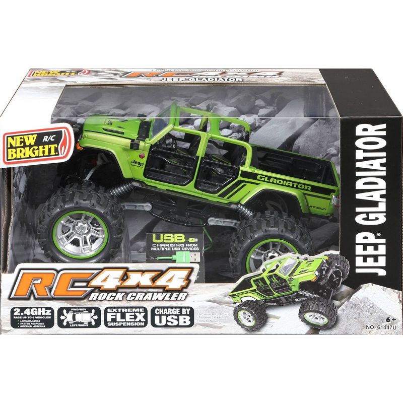 New Bright R/C  1:14 Scale Jeep Gladiator Mojave Rock Crawler