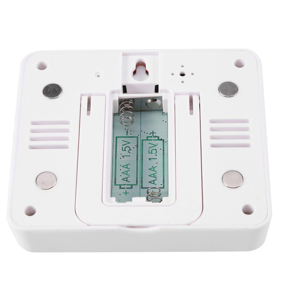 Wireless Digital Audible Alarm Refrigerator Thermometer Wireless Indoor Outdoor Thermometer with 2PCS Sensor