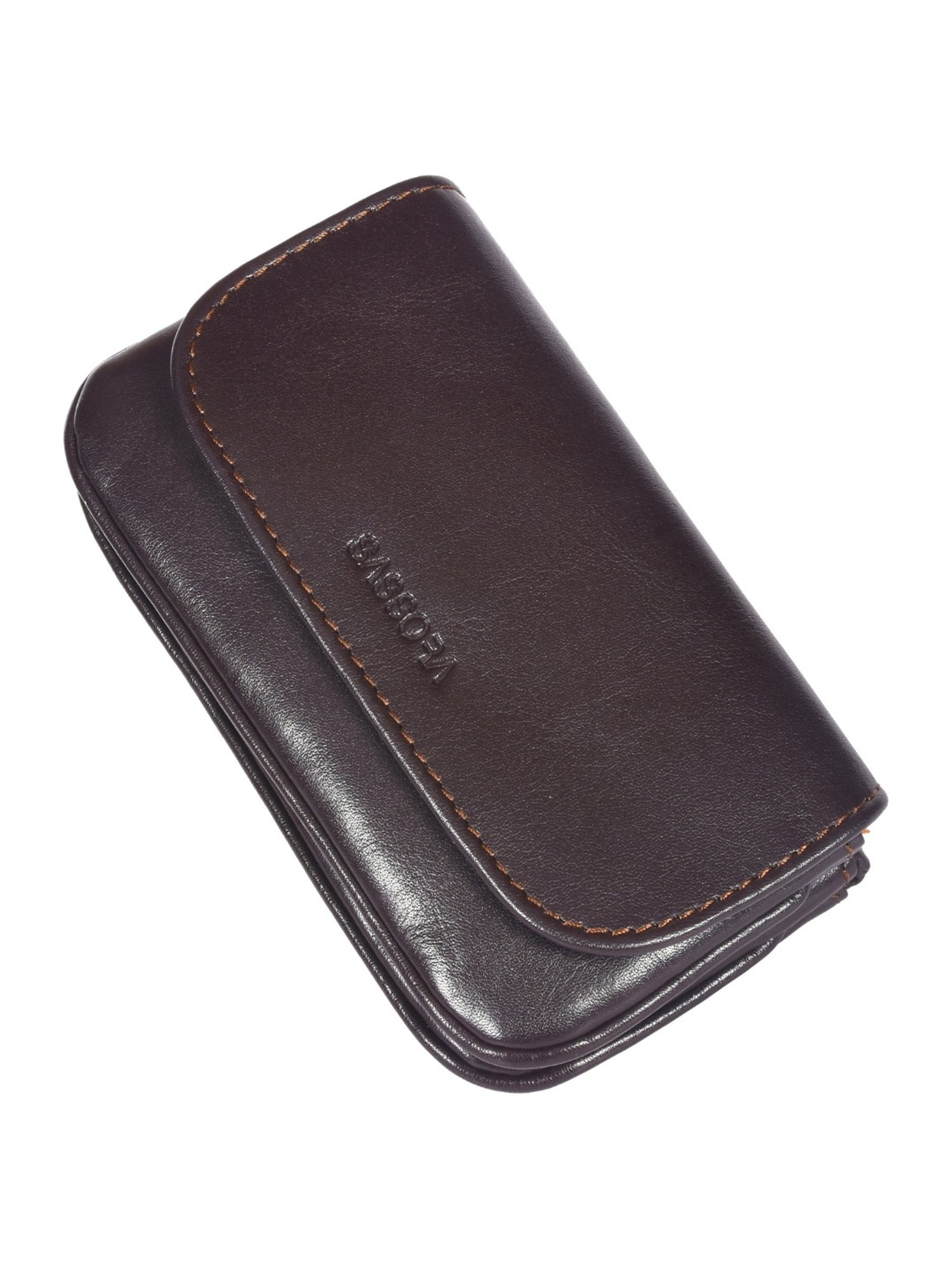SASSORA ARIA Tan Leather Textured Wallet