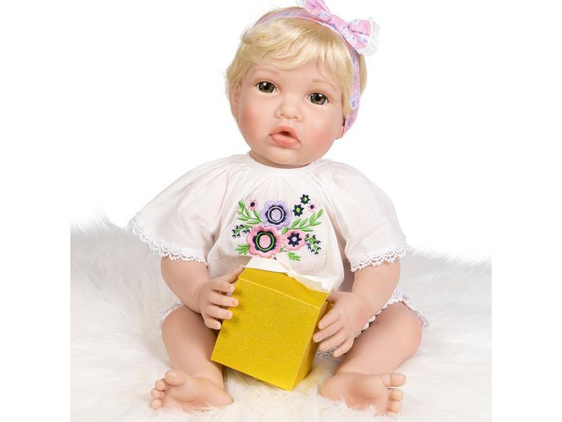 Paradise Galleries Reborn Toddler Doll - Boho Beauty, 20 inch in GentleTouch Vinyl, 6-Piece Reborn Doll Gift Set