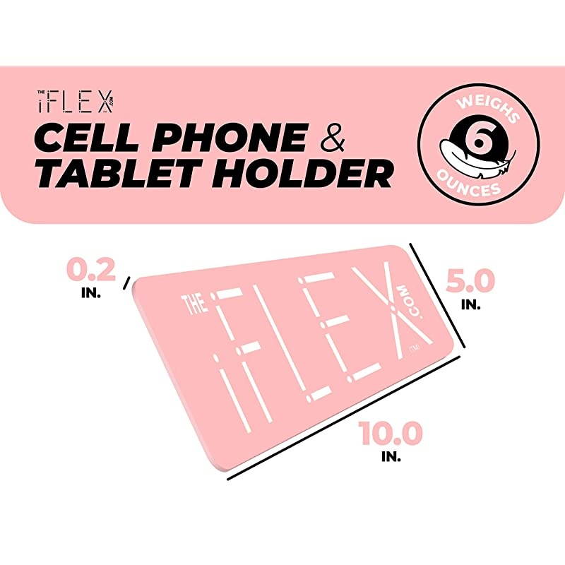 Adjustable Cell Phone Stand and Tablet Stand for Work and Home Flexible Phone Holder is The Perfect iPhone Stand for Video Calls and Holds Any Device NonSlip Grip Strong and Durable