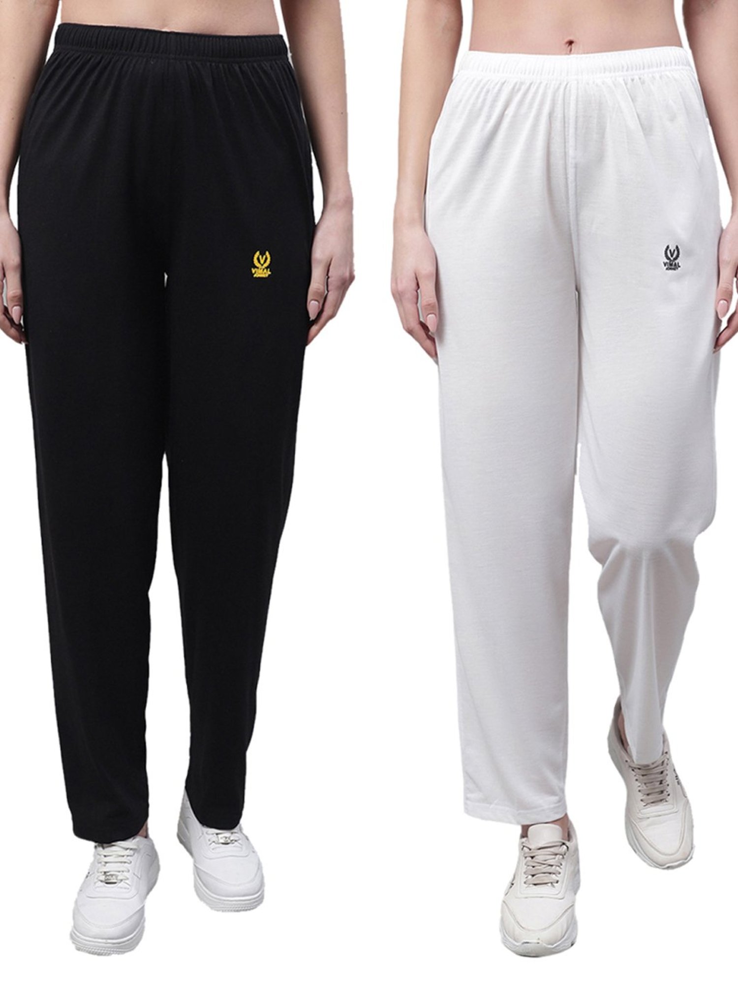 KENDALL + KYLIE White Printed Sports Tights