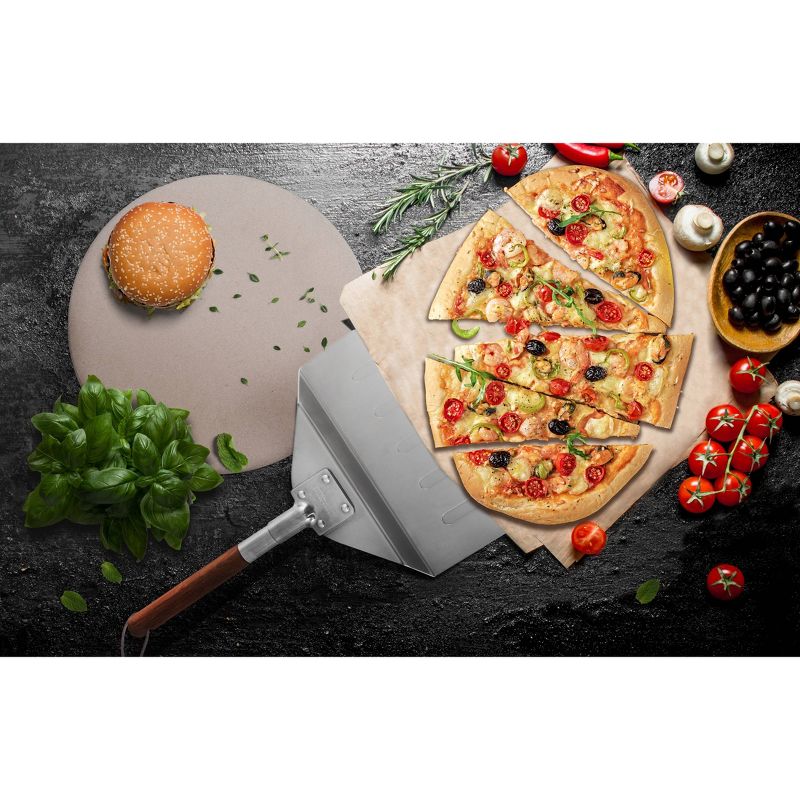Stone Set with Pizza Peel and Pizza Cutter KSF1204- Royal Gourmet