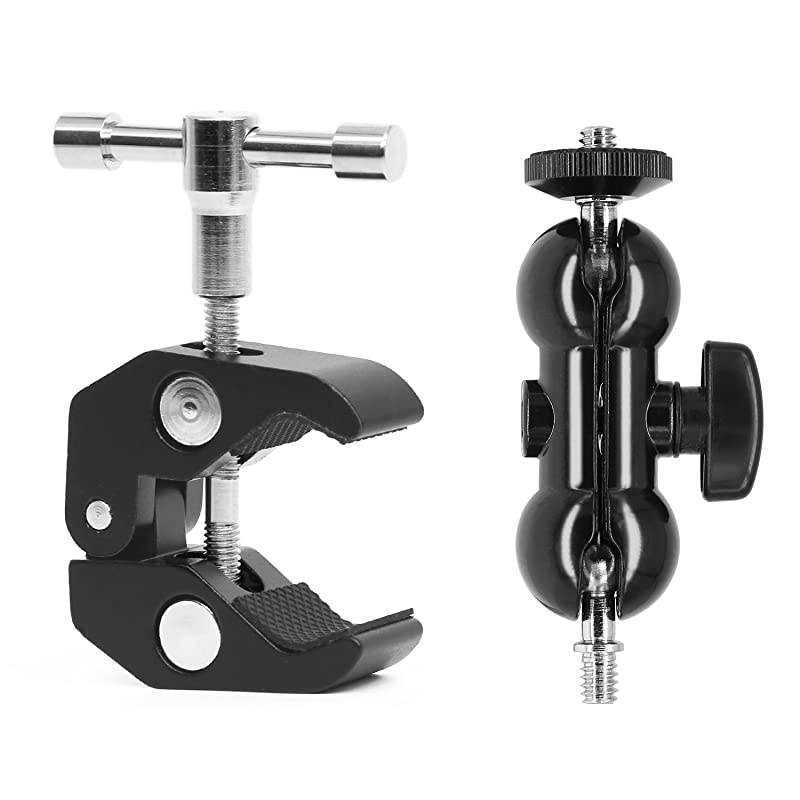 Ballhead Ball Arm Camera Clamp Mount Monitor Mount Bracket with Super Clamp for Ronin M Ronin MX Freefly MOVI