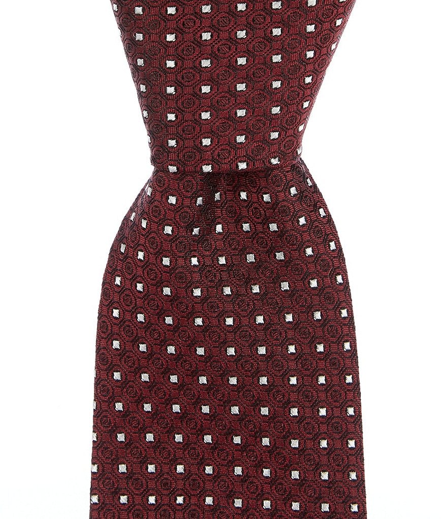 Murano Big & Tall Candler Diamond Traditional 3 1/8#double; Silk Tie