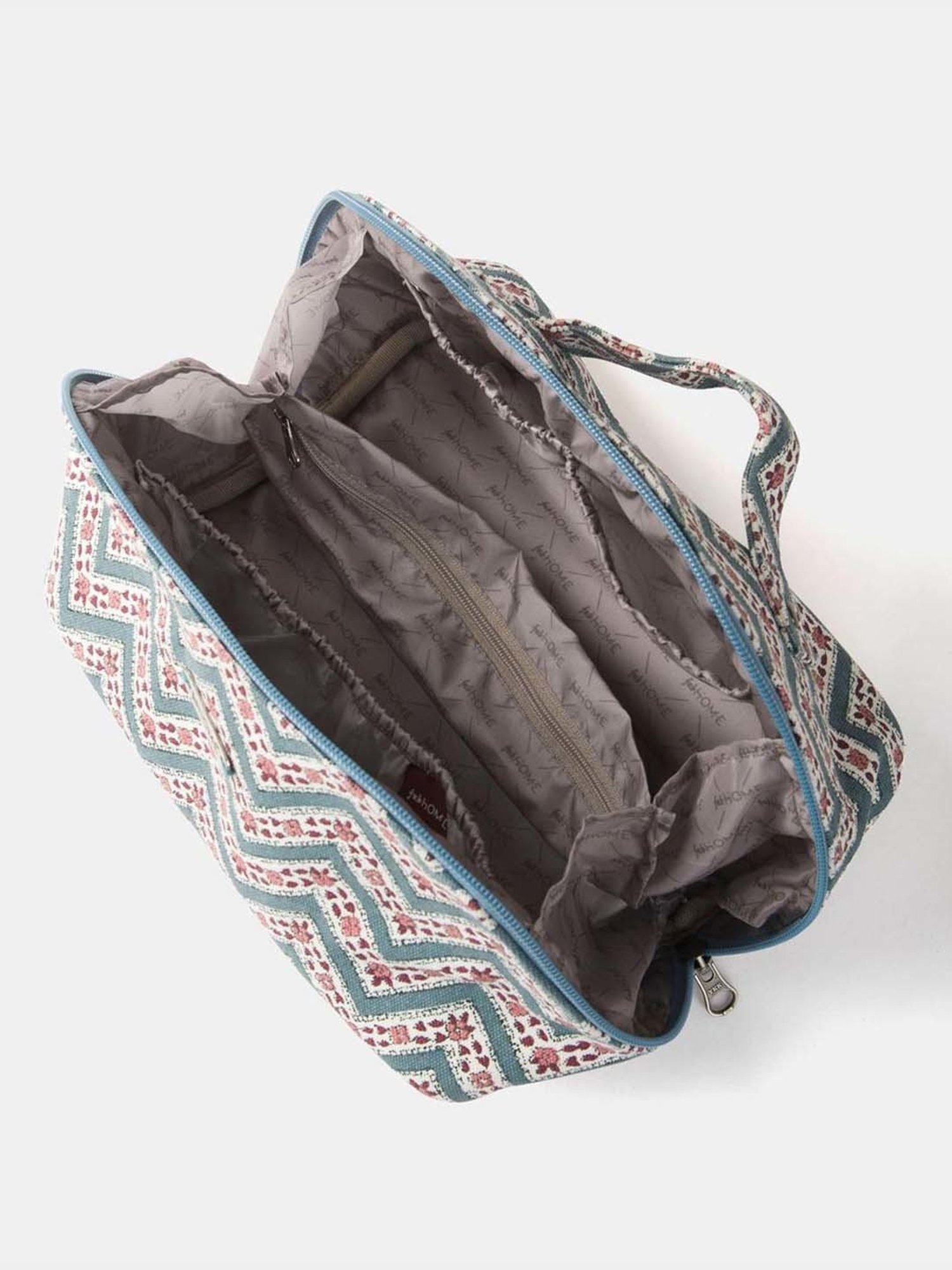 HOSTA HOMES Black Pvc Parachute Material Zipper Bag - Set of 2