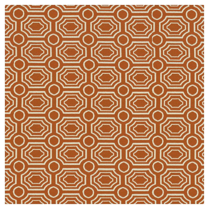 Sunshine Storage Cube Ottoman - Orange - HomePop