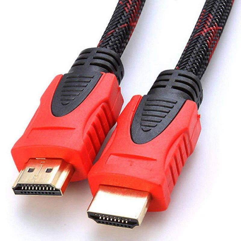 25ft HDMI Cable for HD TV LCD 3D DVD PS4 Xbox 1080p V 1.4 High Speed Cord Red US