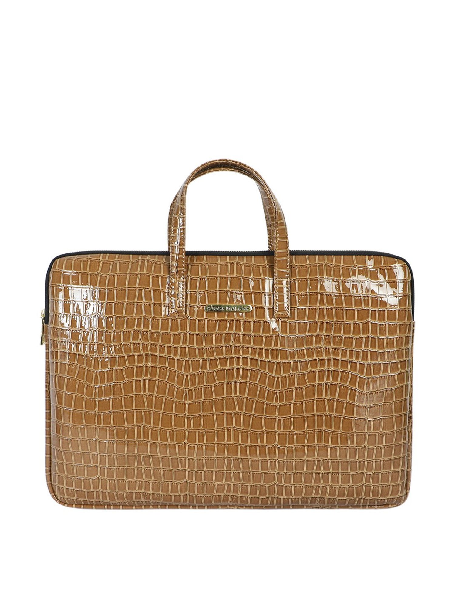 Bagsy Malone Camel Brown Animal Effect Medium Laptop Sleeve