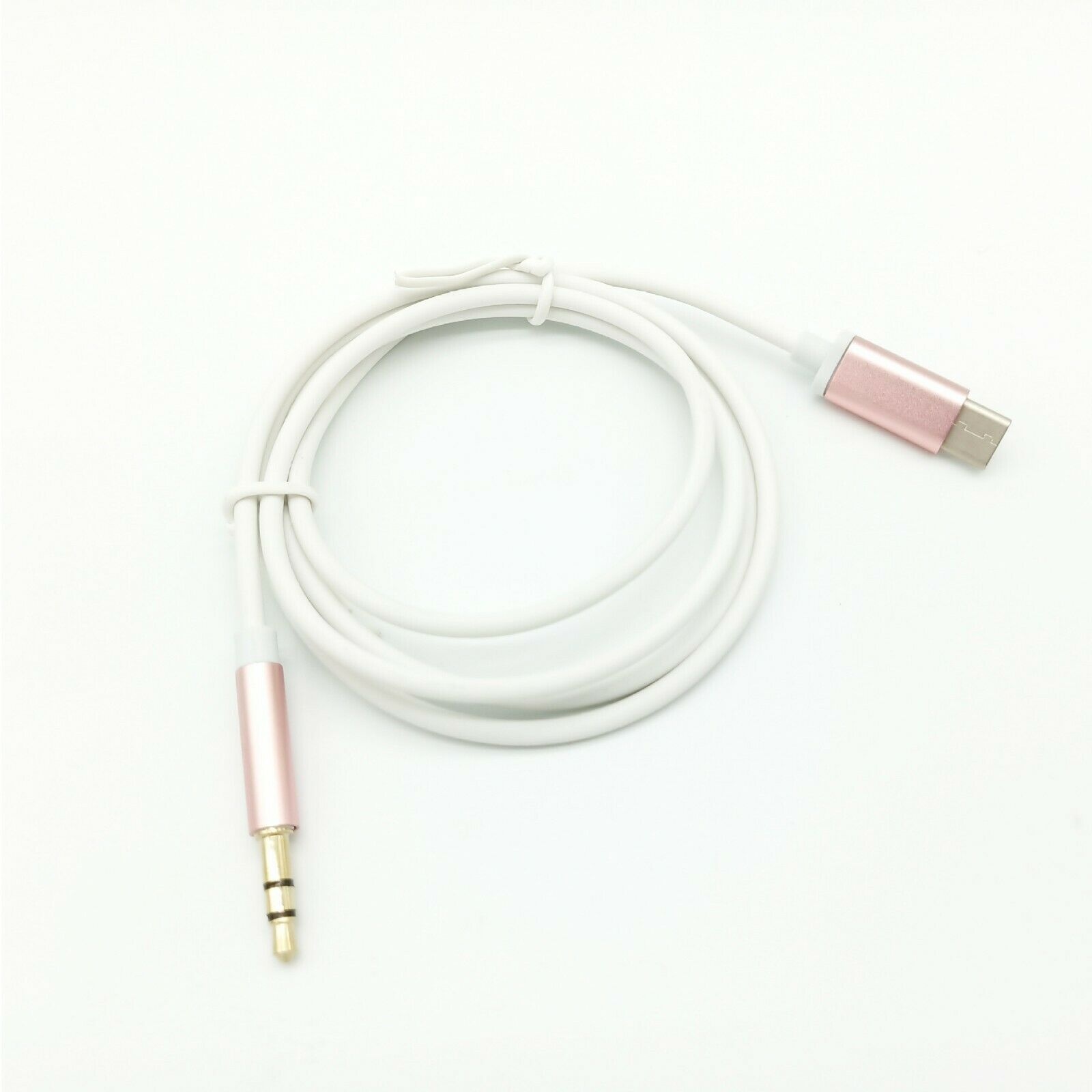 2X Type-c To 3.5mm Jack Male Audio Aux Cable Male To USB-C Stereo Adapter Connec