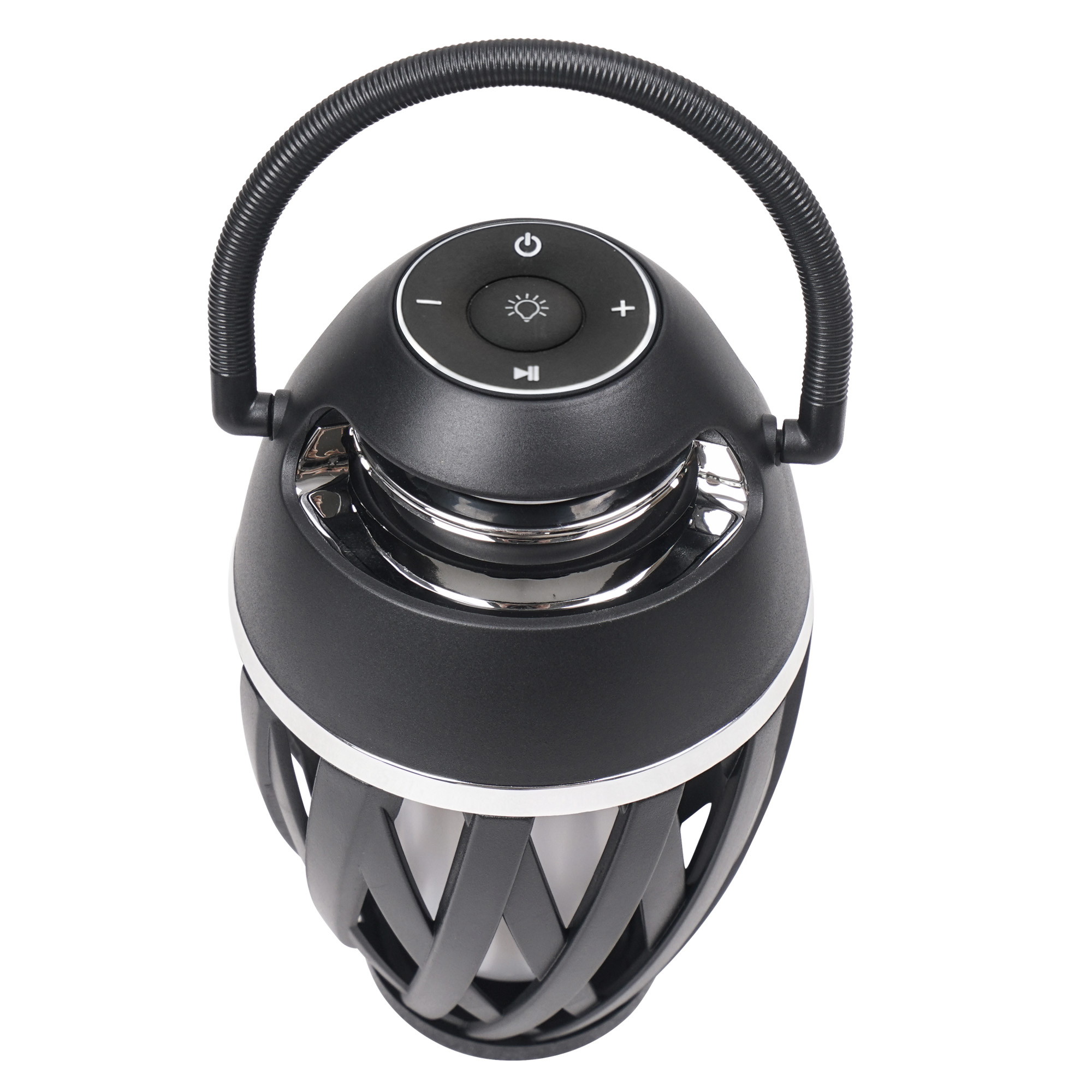 Sound Town Pair of Portable Bluetooth Speakers with LED Lights, True Wireless Stereo (TWS) Bluetooth, Wall Mount Brackets, and Decorative Flame, for Outdoors, House Party, Patio and Home