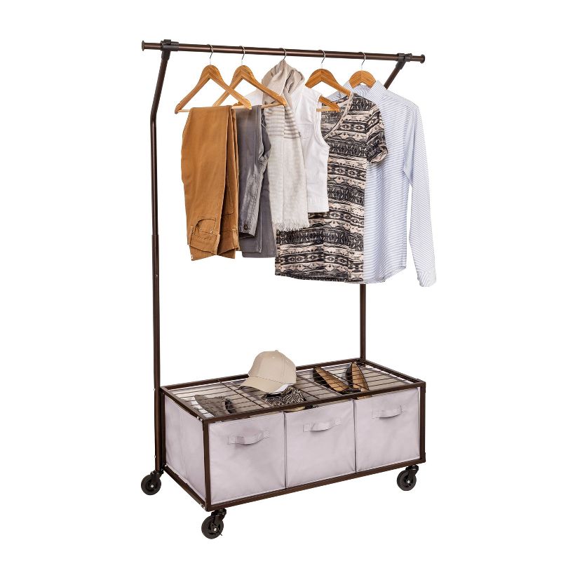 Home Basics Storage Closet with Shelving