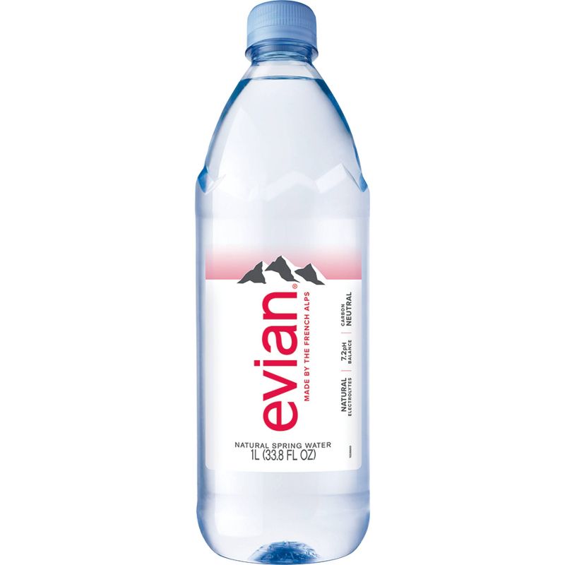 Evian Natural Spring Water - 6pk/33.8 fl oz Bottles