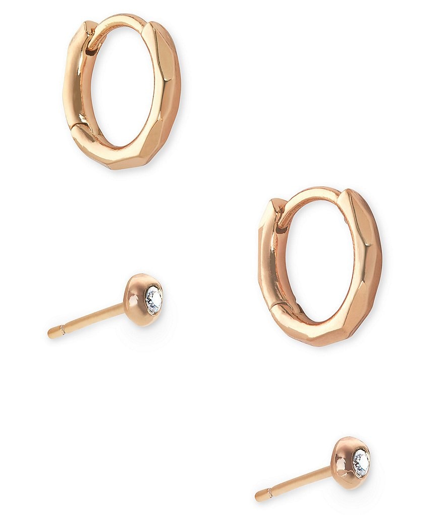 Kendra Scott Addison Huggie and Stud Earring Set