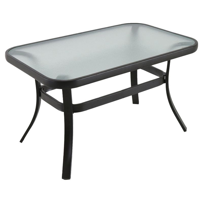 Crawford 4pc Metal Patio Chat Set - Tan