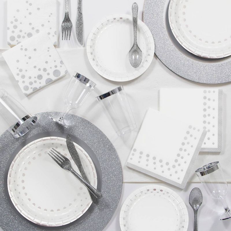 2ct Silver Anniversary Mug Set