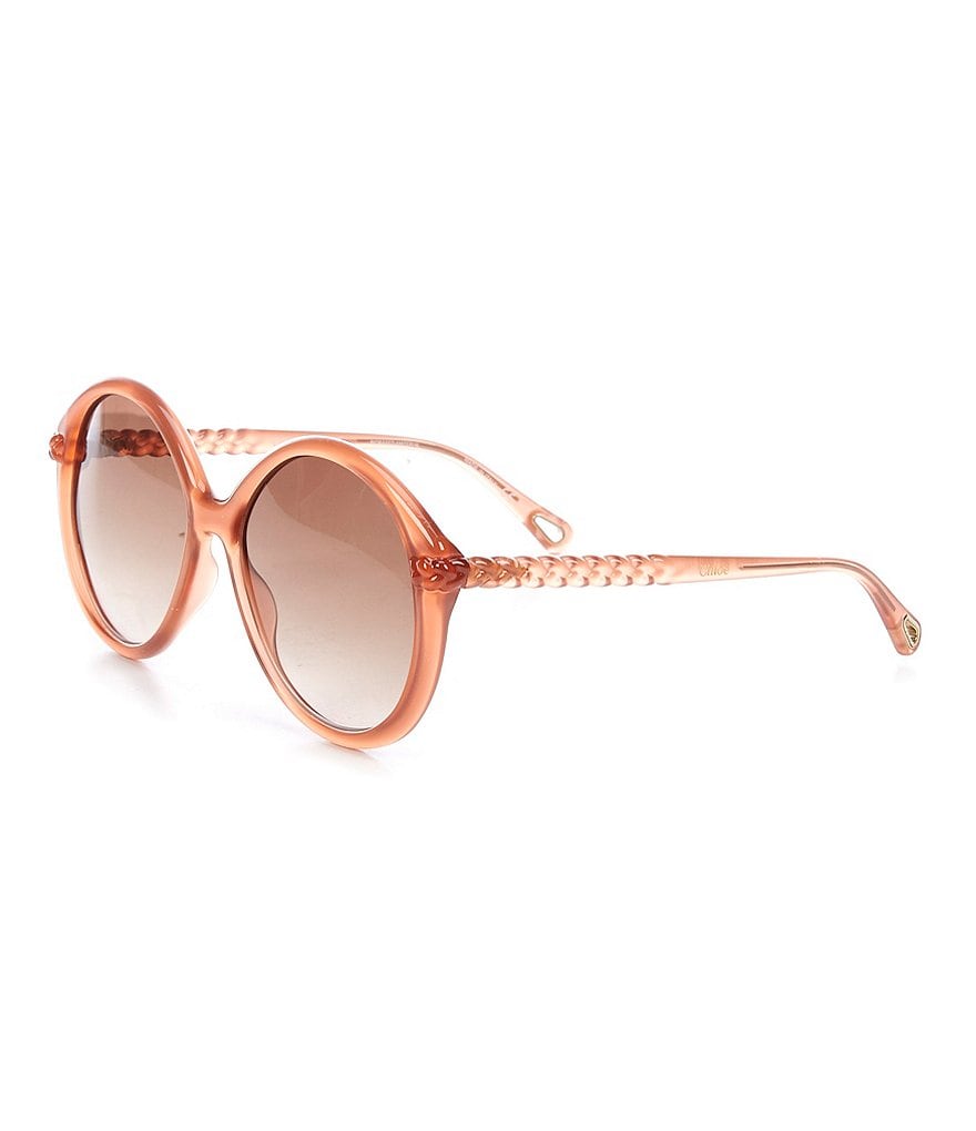 Chloe Women's Ch0002s Round 58mm Sunglasses