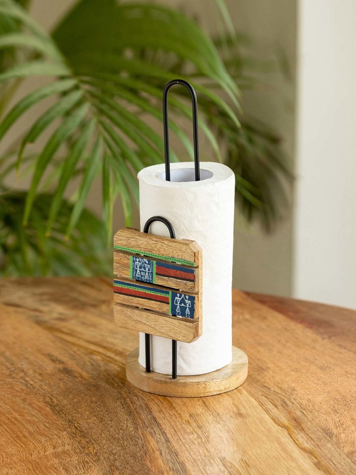 20" White Napkin with Red and Green Tassels Set of 4 pc White - SARO Lifestyle