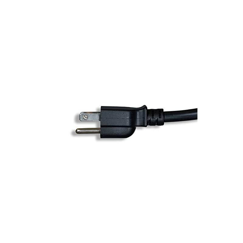 North American Power Cord, NEMA 5-15P to IEC320 C15, 6', 14 AWG, 15A, 250V (ZWACPEAD-06)