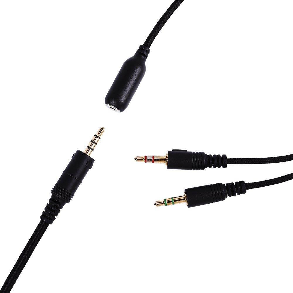 SOMIC G926S 3.5mm Stereo Gaming Headset for PC,Laptop,Phone,PS4,XboxOne Over Ear Wired Headphone with Mic, On Ear Volume Control