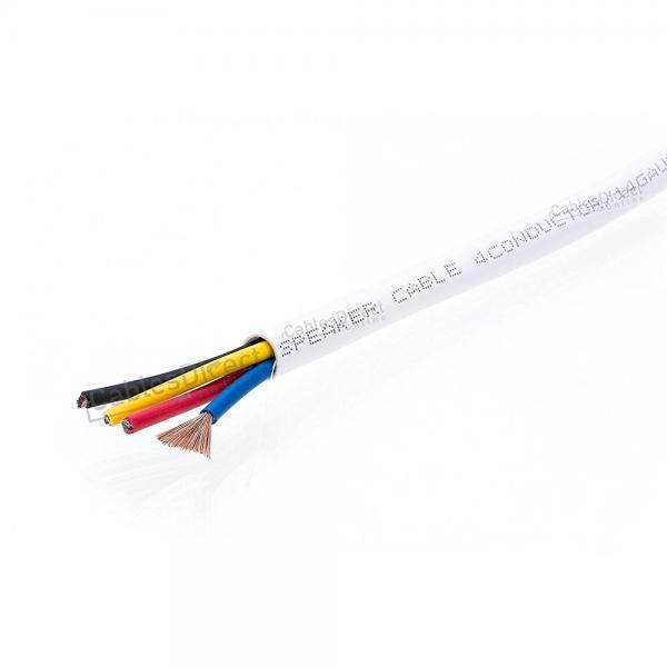 250ft 14AWG 4 Conductors (14/4) CL2 Rated Loud Speaker Cable Wire, Pull Box (For In-Wall Installation) (14AWG / 4 Conductors, 250ft)