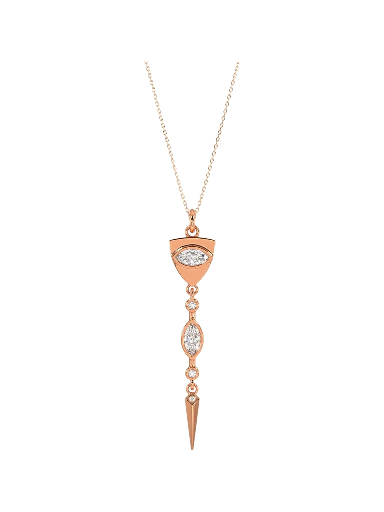 Silvermist 925 Sterling Silver Angel Droplet Chain Pendant for Women & Girls