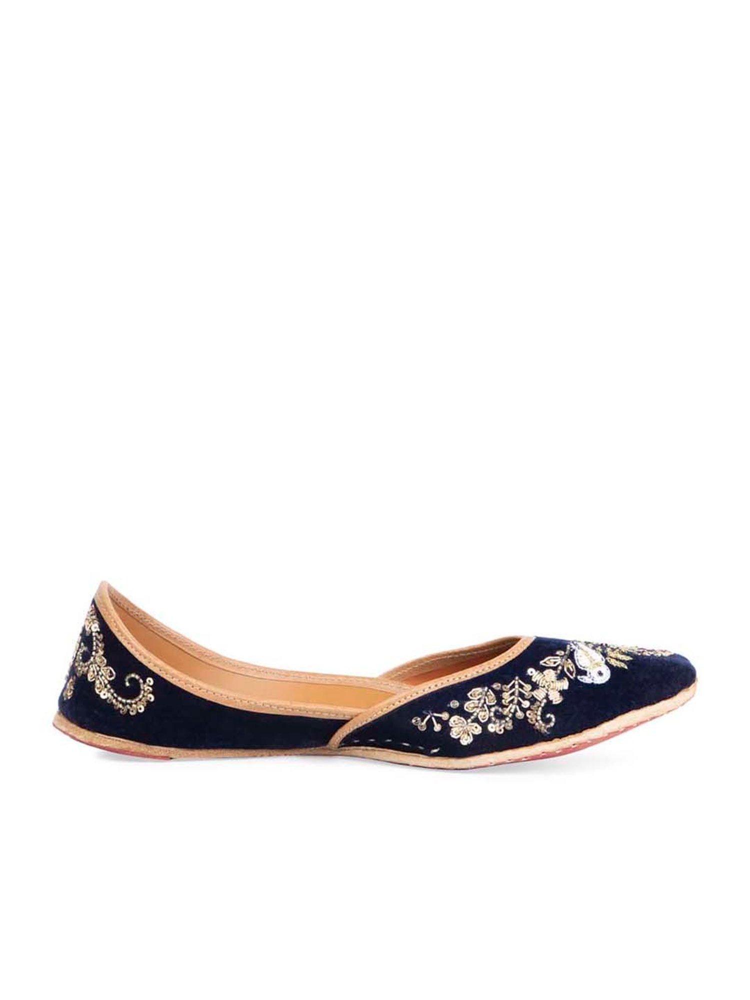 Glam Story Women's Midnight Ethnic Juttis