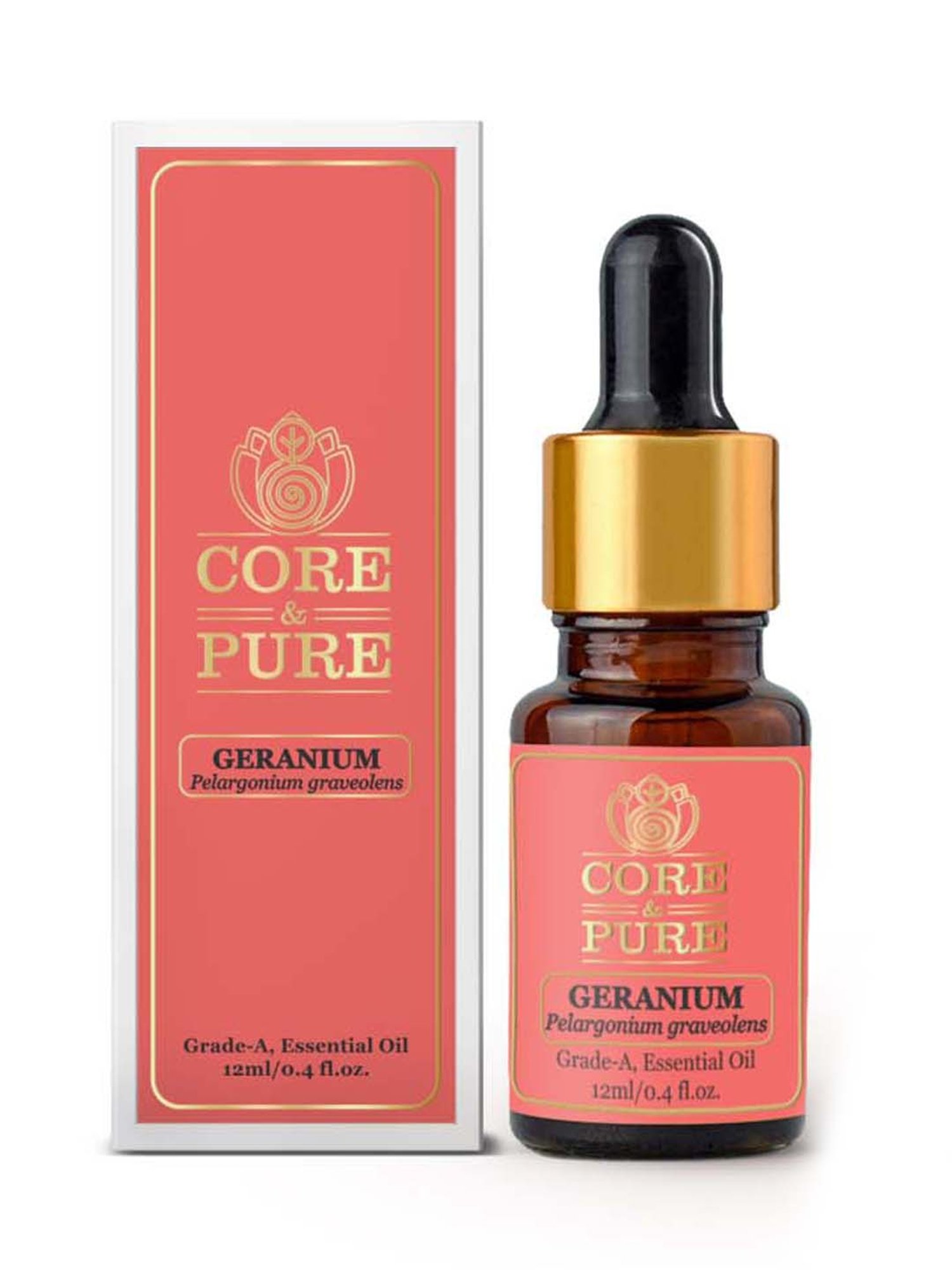 CORE & PURE Geranium Essential Oil - 12 ml