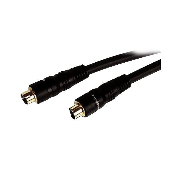SVideo Cable GoldPlated SVHS 4PIN SVideo Cord 25 Feet