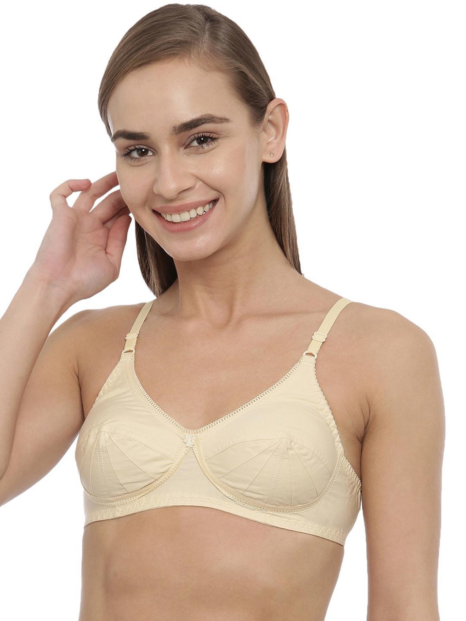 BLOSSOM Beige Full Coverage Everyday Bra