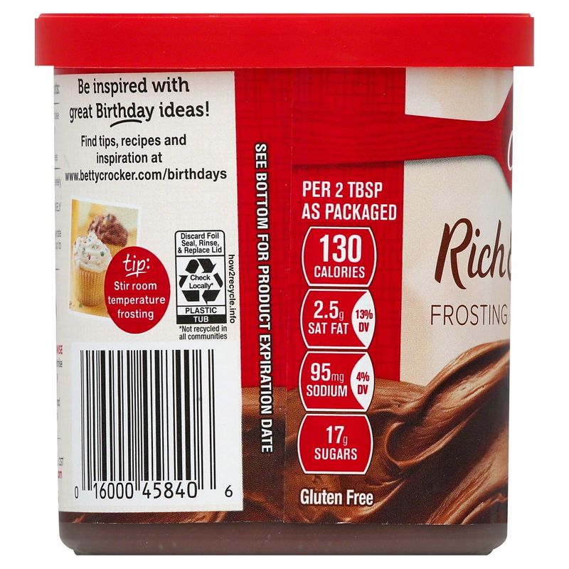 Betty Crocker Rich & Creamy Chocolate Frosting - 16oz