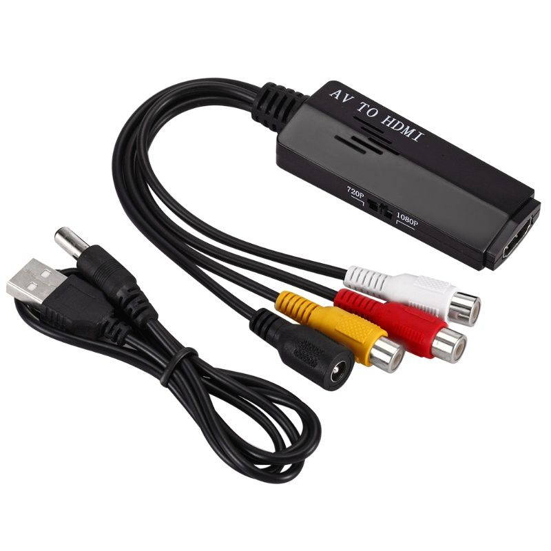 AV to HDMI Converter Conversion Cable hd Video Converter HDMI Signal Converter