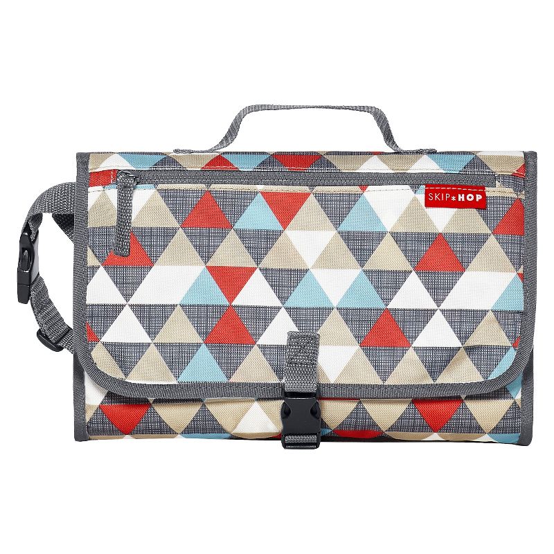 Skip Hop Pronto Baby Changing Station & Diaper Clutch, Triangles