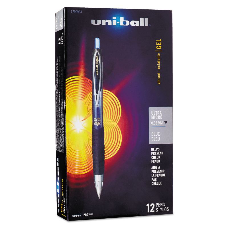 uni-ball 207 Signo Ultra Series .38mm Blue Dozen 1790923
