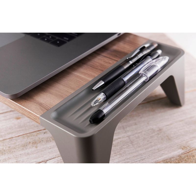 Walter Canvas Letter Tray with Drawer Blue - Bigso Box of Sweden