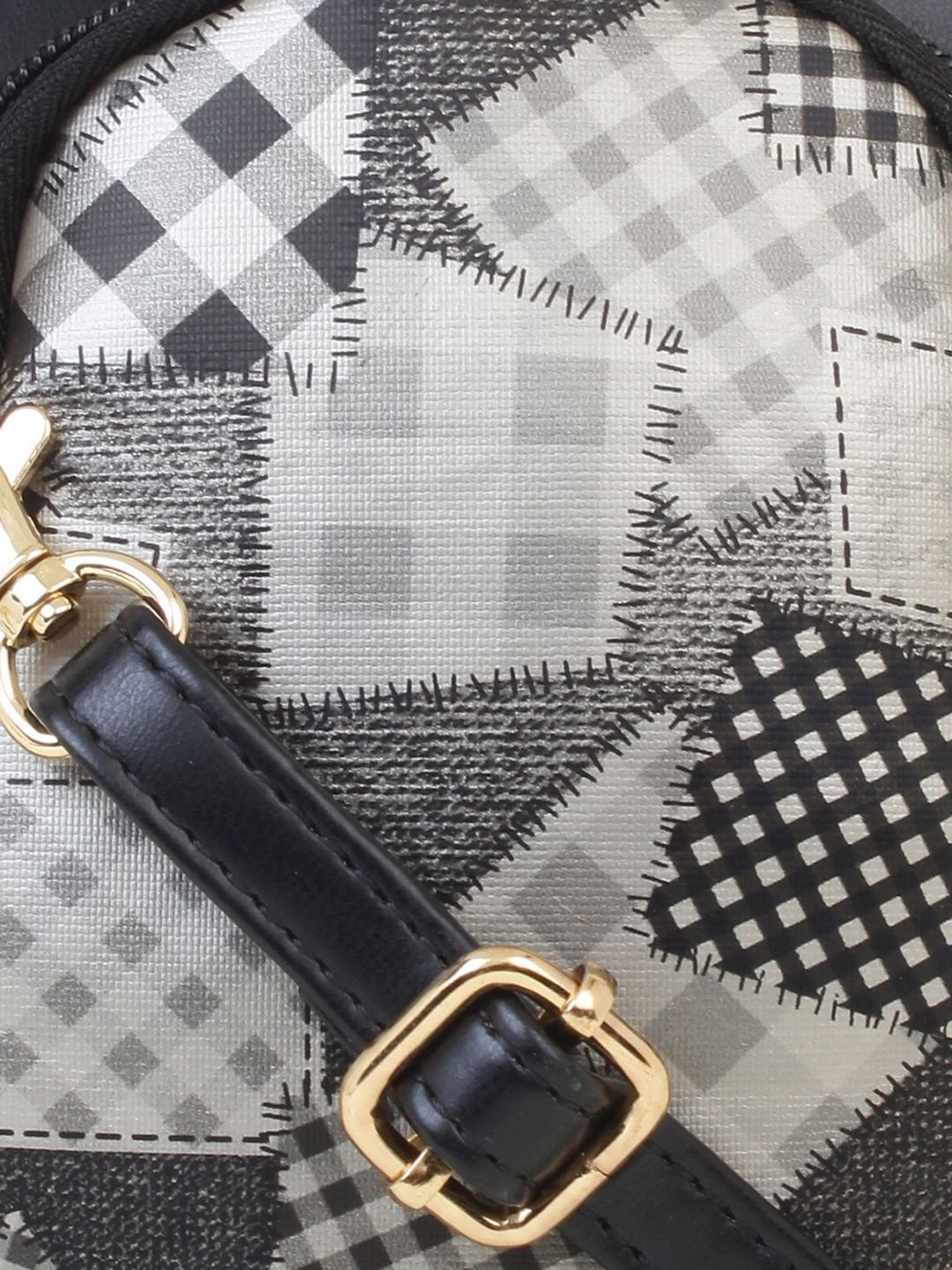 Spice Art Black Printed Mobile Pouch