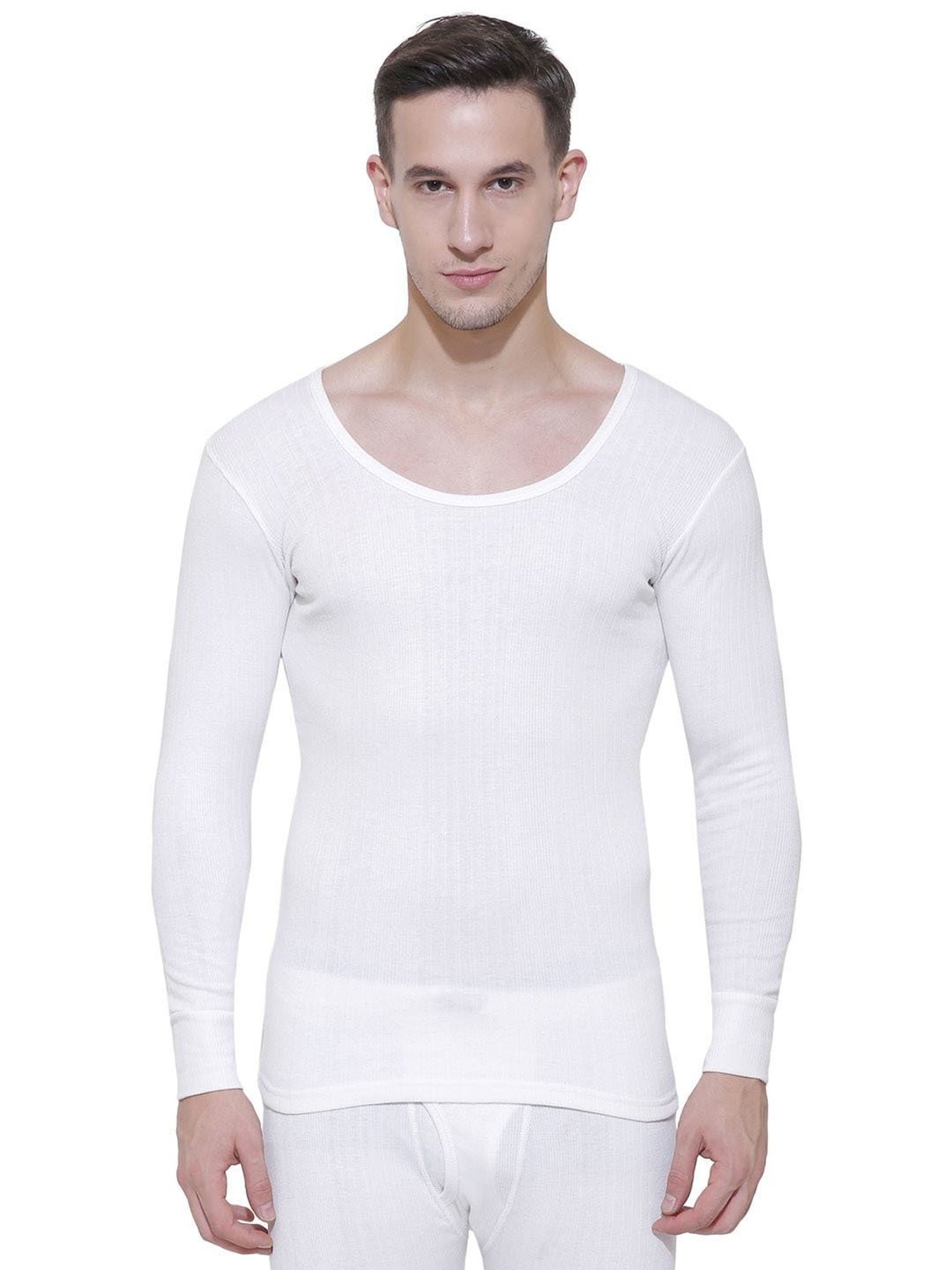 Bodycare White Regular Fit Thermal Top