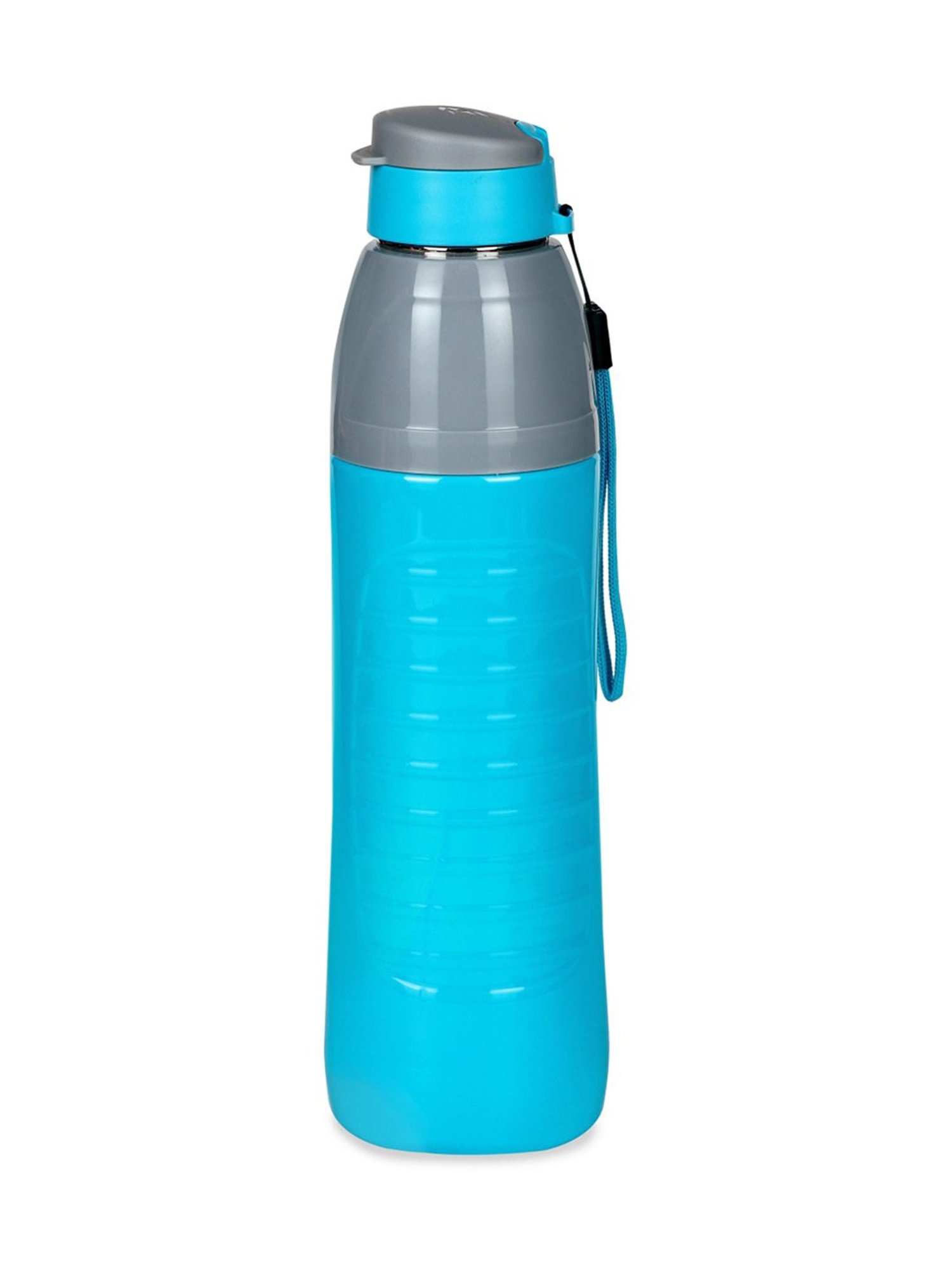 Varmora Gripo Blue Stainless Steel Insulated Inner Steel Outer Plastic Water Bottle - 700 ml