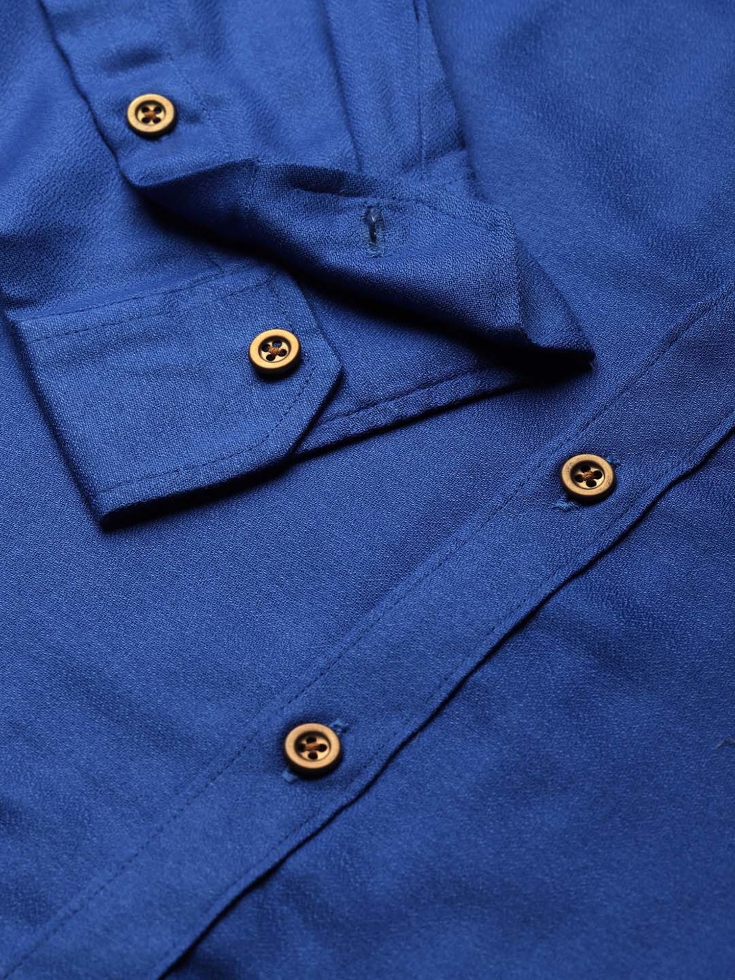 Don Vino Royal Blue Slim Fit Shirt